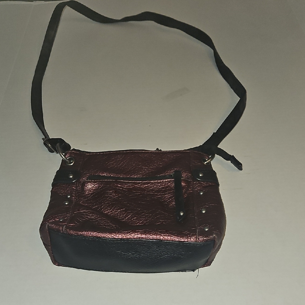 Style & Co. Burgundy and Black Crossbody Bag